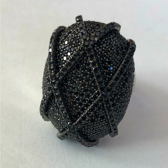 NWT Stunning Chunky SPINEL Cocktail Ring  Size 8 - Picture 1 of 2